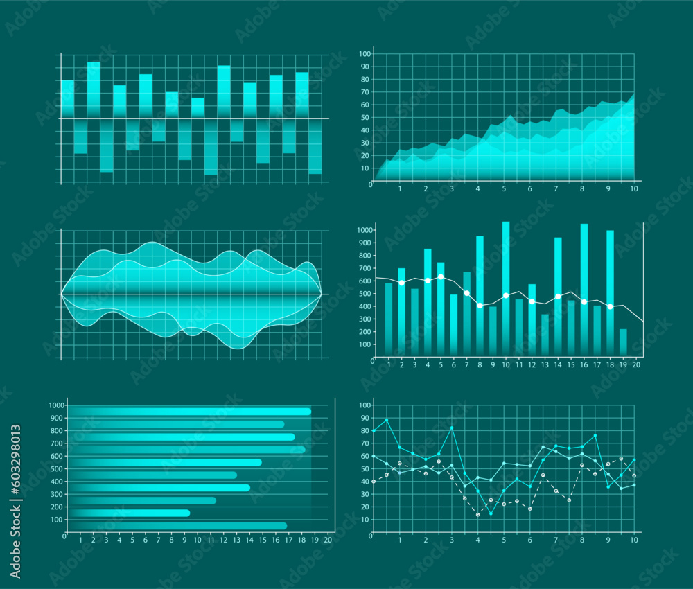 chart-structure-graphs-and-charts-in-linear-style-infographics-for