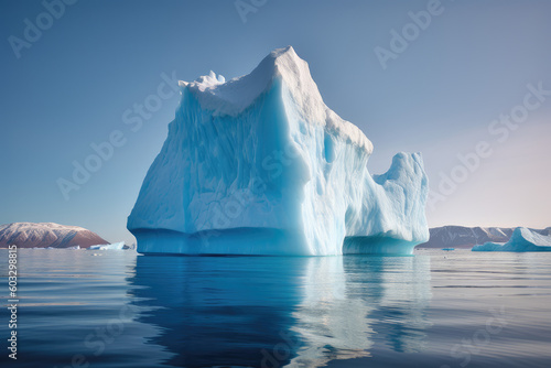 A breathtaking photograph capturing the tip of an iceberg © 3DLeonardo