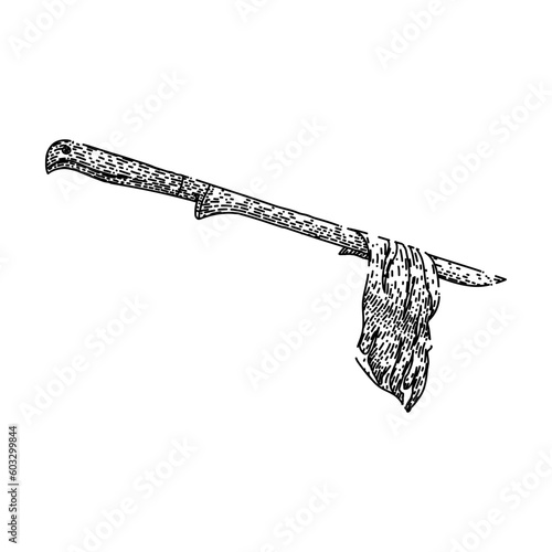 slice ham meat hand drawn. pork food, spanish meal, jamon butcher, bacon cured, cut delicious slice ham meat vector sketch. isolated black illustration
