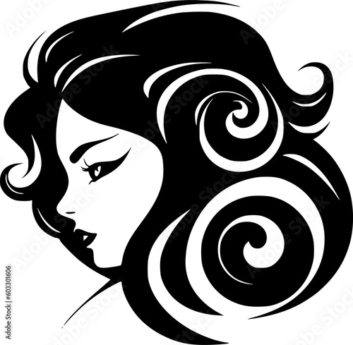 Hair - High Quality Vector Logo - Vector illustration ideal for T-shirt graphic