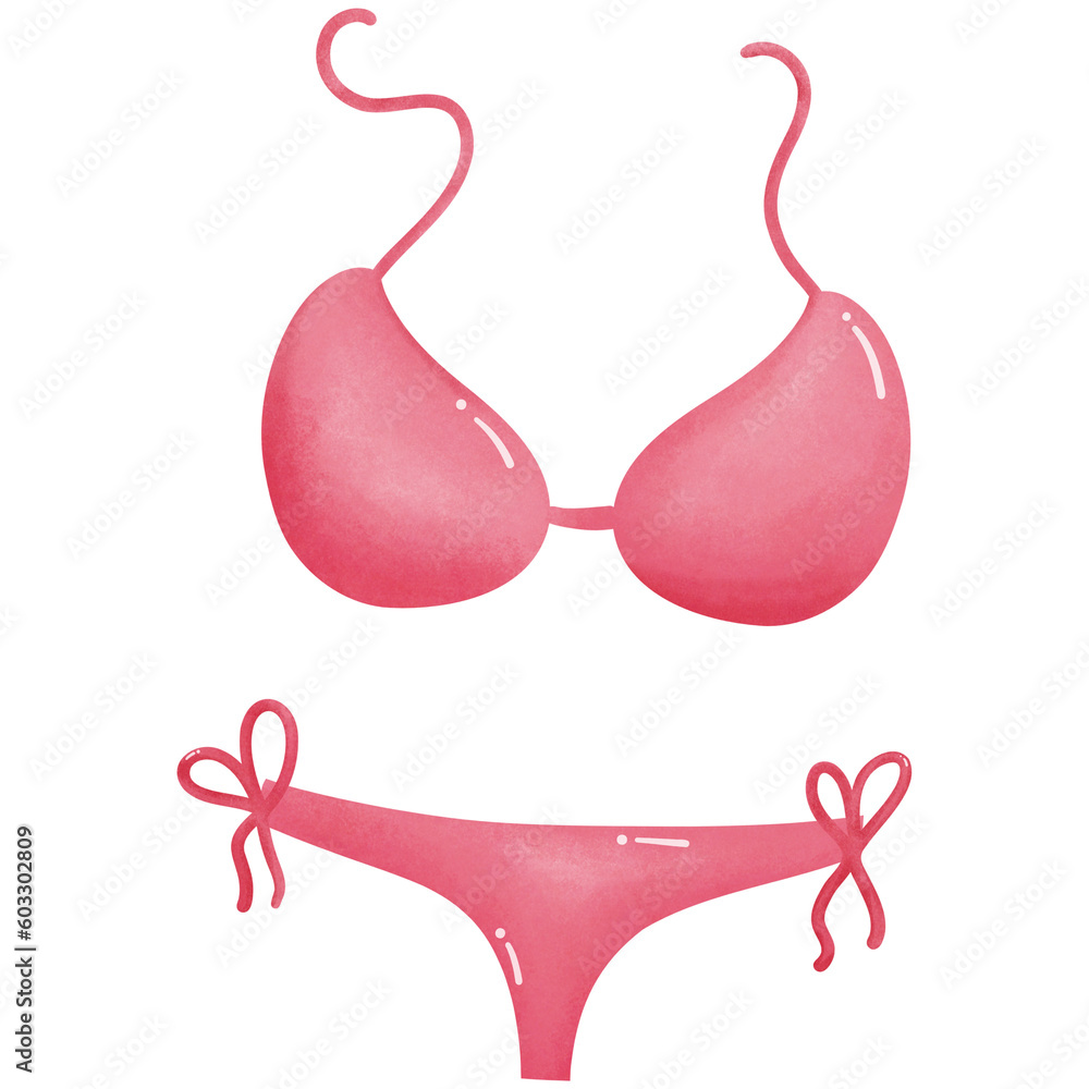 Swimsuit Watercolor Illustration Swimsuit Watercolor Illustration
