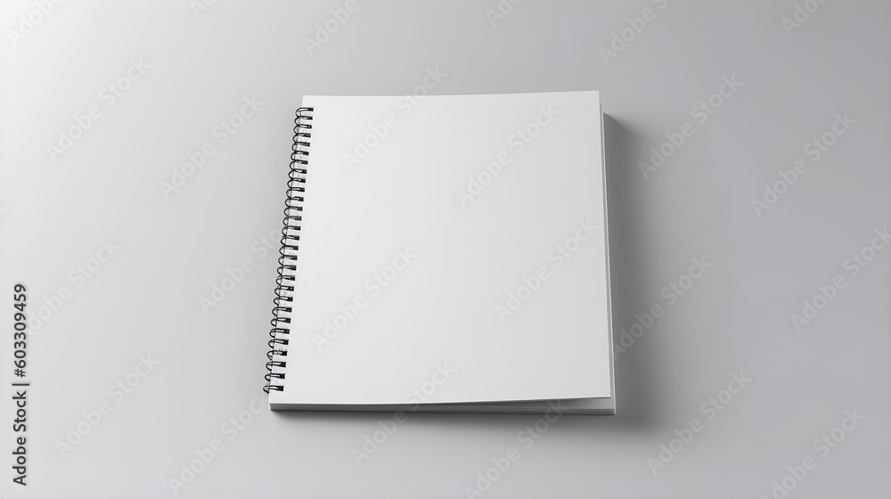Notizbuch blanko weiß Mockup Notizbuch blanko weiß Mockup