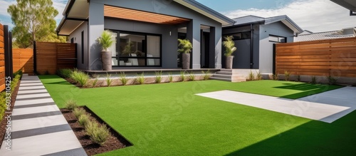 Contemporary home, residential building.