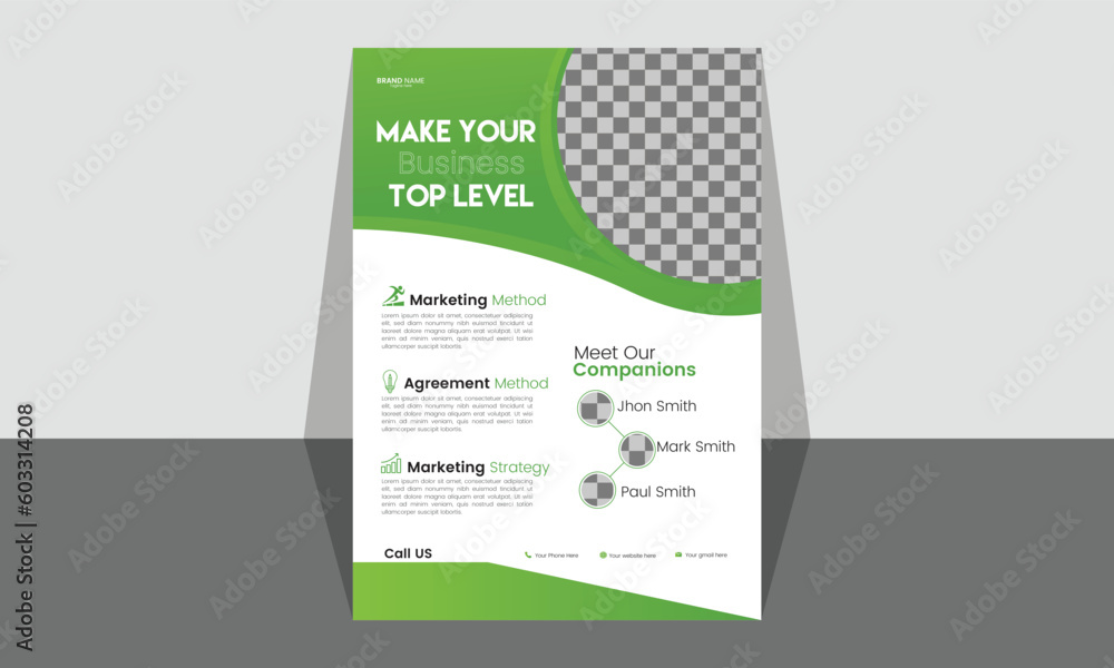 Business Flyer Design Template.Free vector vertical business flyer template.modern digital marketing agency flyer template.Vector flyer business template for annual report . Business Flyer Design Template.Free vector vertical business flyer template.modern digital marketing agency flyer template.Vector flyer business template for annual report .