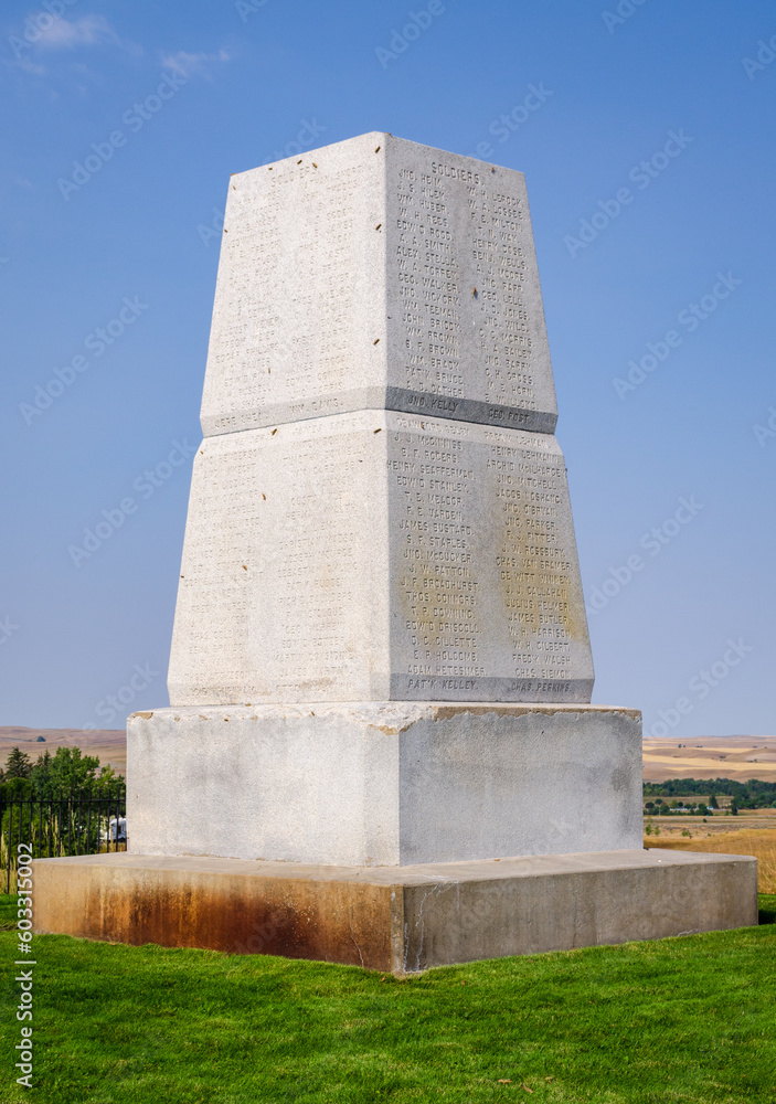 Obelisk at Little Bighorn Battlefield National Monument