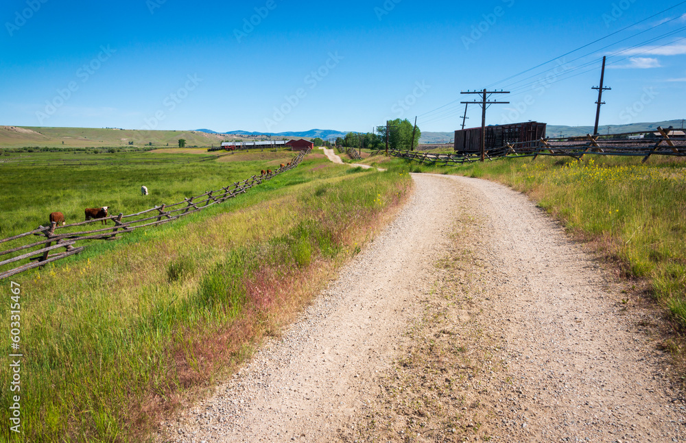 Dirt Road at Grant-Kohrs Ranch National Historic Site
