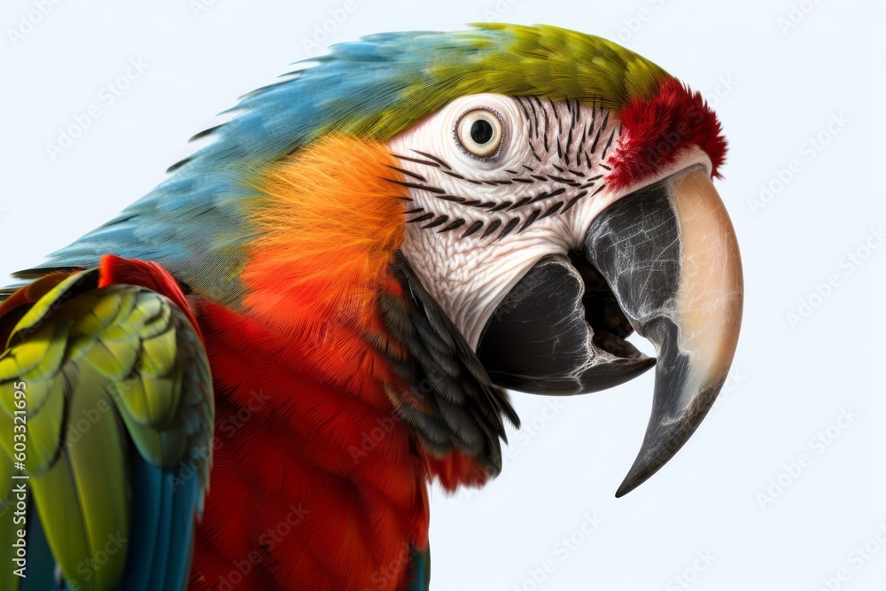 Colorful lovely parrot