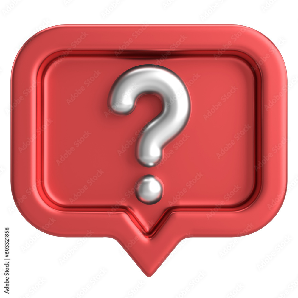 Question mark sign. 3D illustration. Question mark sign. 3D illustration.