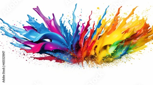 An explosion of colors - background