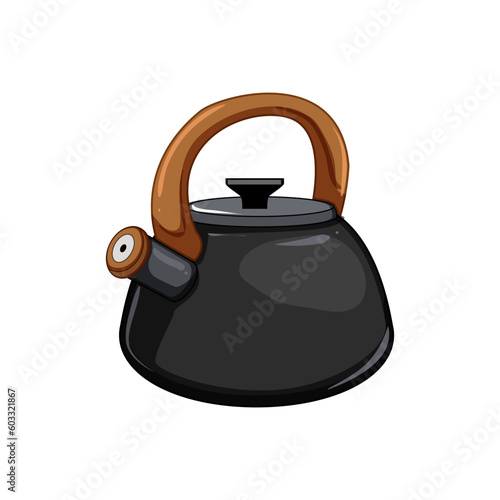 drink kettle kitchen cartoon. pot hot, equipment beverage drink kettle kitchen sign. isolated symbol vector illustration