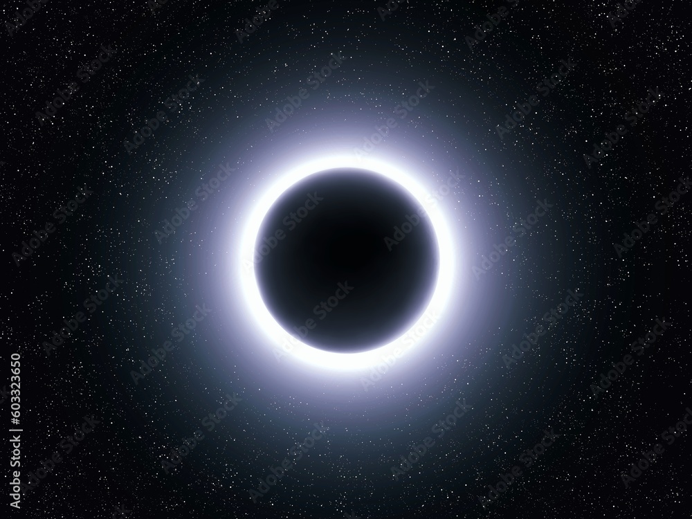 Cosmic singularity on a black background. Gravitational lens. Curvature of space-time. A real black hole. Cosmic singularity on a black background. Gravitational lens. Curvature of space-time. A real black hole.