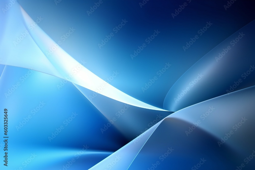 Fototapeta premium Clean Elegant Modern Business Presentation Background with Wave Flow Element Generative AI 