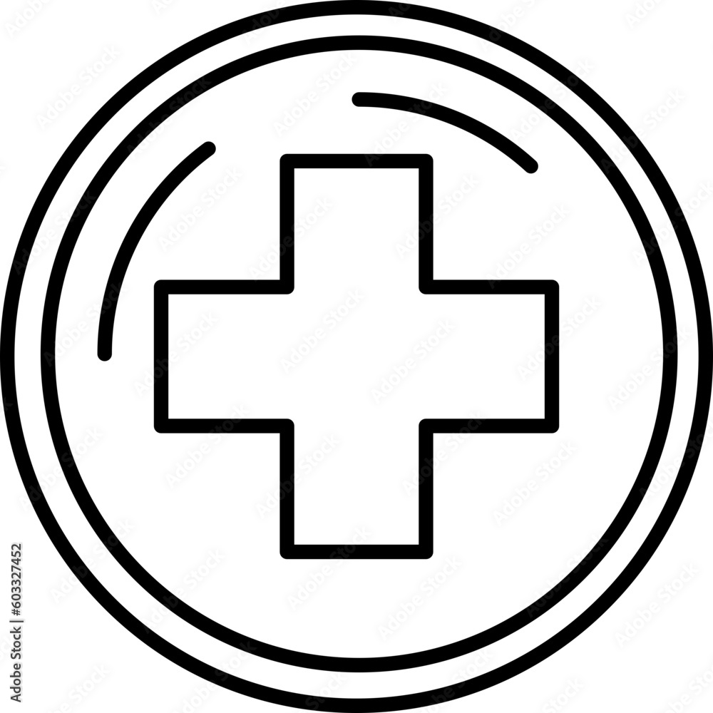 Hospital Sign Icon Hospital Sign Icon