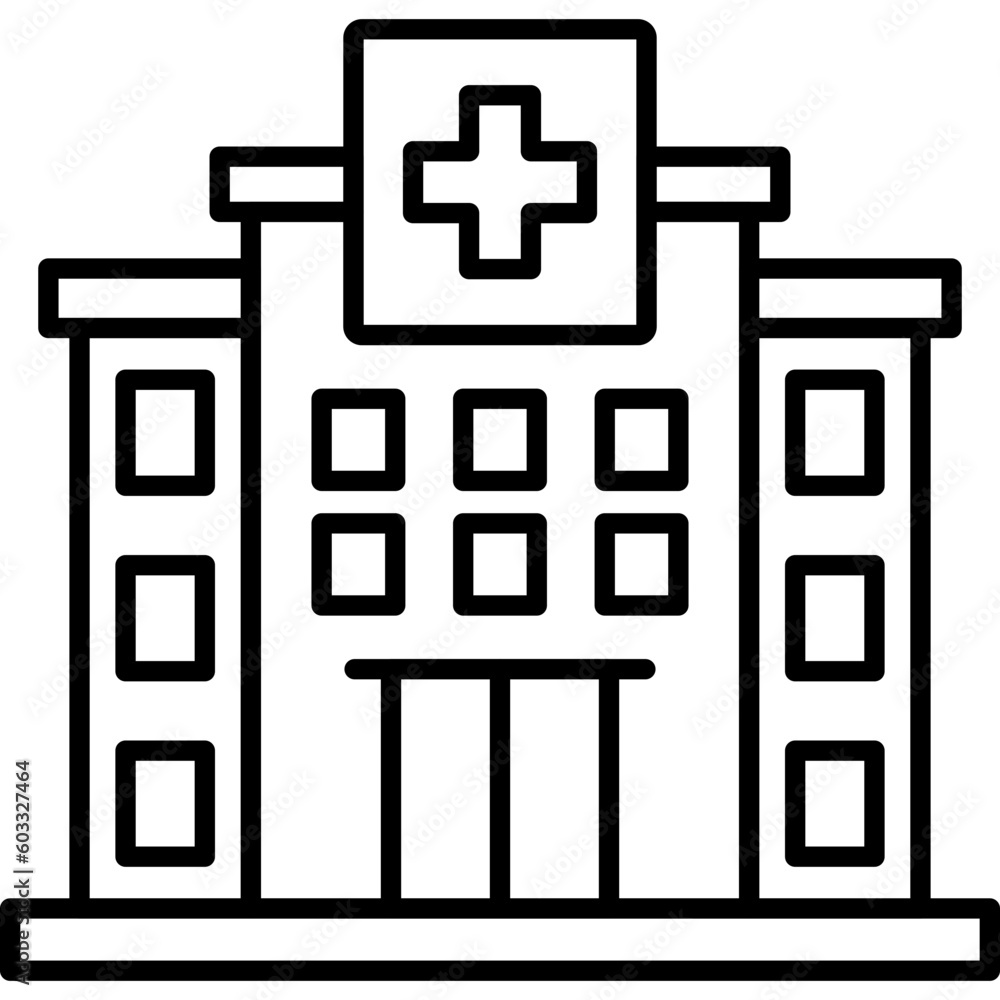 Obraz premium Hospital Icon