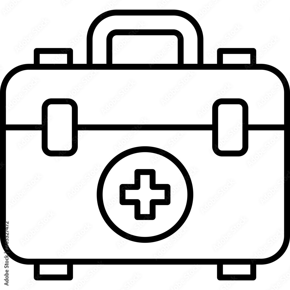 Obraz premium First Aid Box Icon
