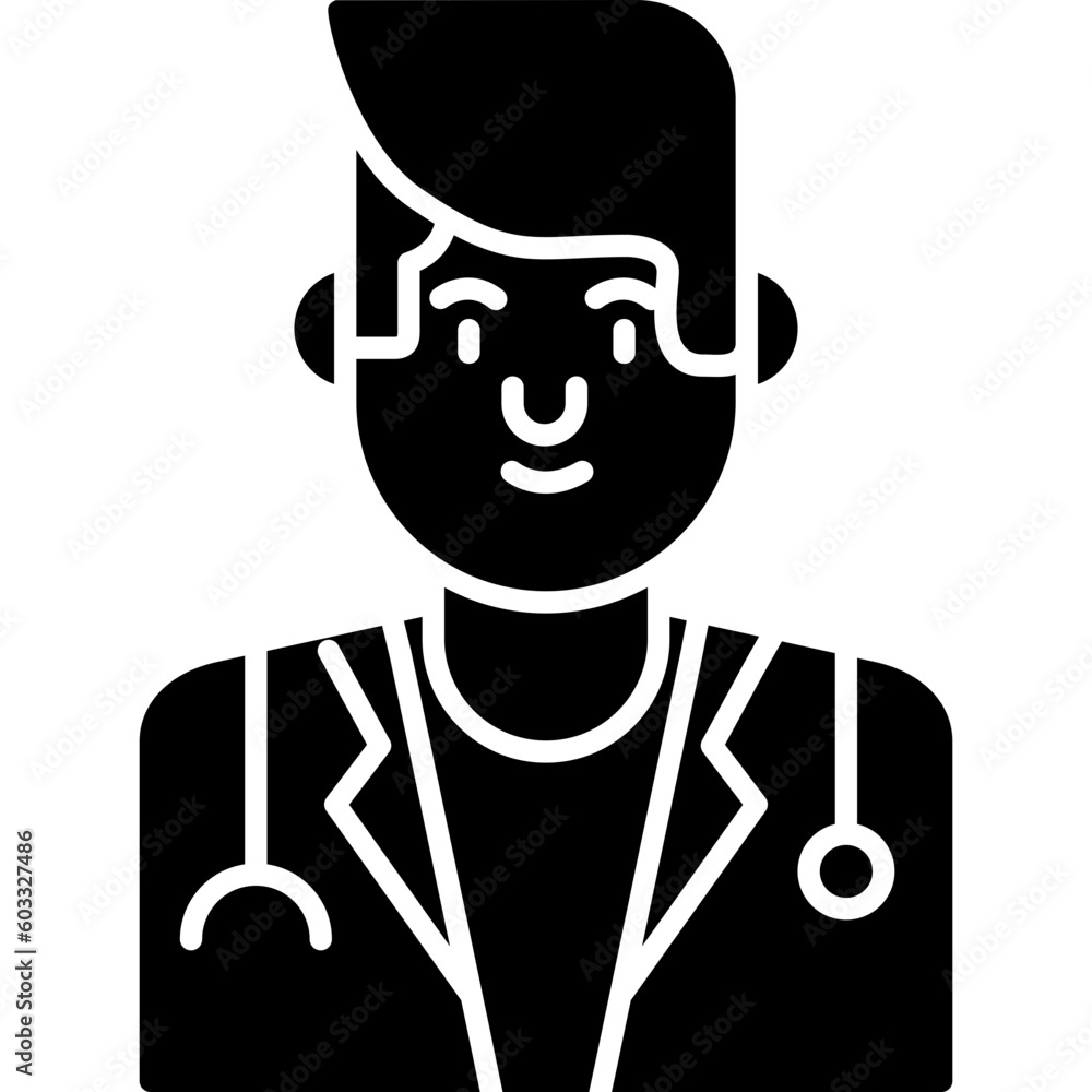 Male Doctor Icon Male Doctor Icon