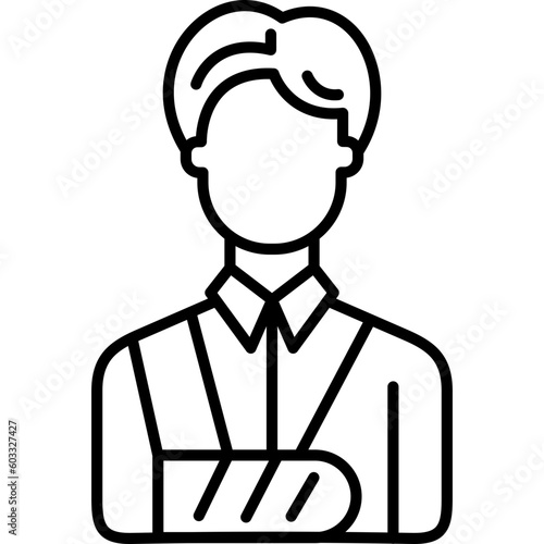 Bandaged Person Icon