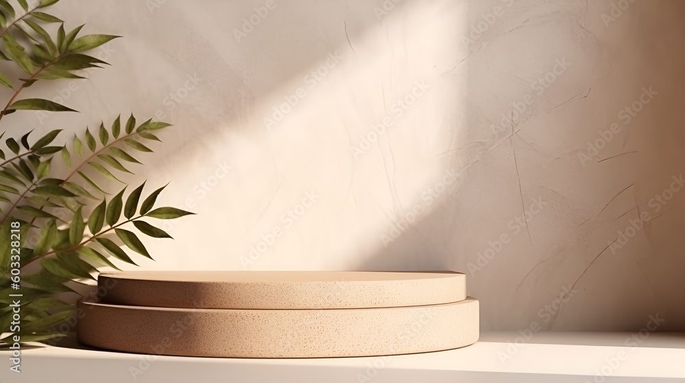 Minimalist Beige Podium Backdrop for E-commerce, Retail, Online Shop, Product Photography, Beauty, Cosmetics, Fashion, Wood, Marble, Leaves, Cement, Minimalist Beige Podium Backdrop for E-commerce, Retail, Online Shop, Product Photography, Beauty, Cosmetics, Fashion, Wood, Marble, Leaves, Cement,