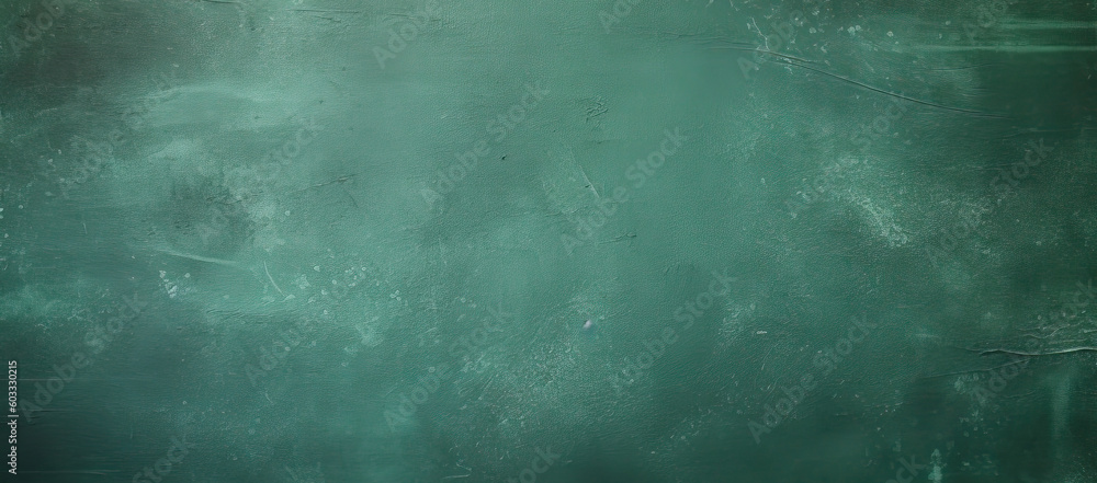 Green chalkboard background. Generative AI