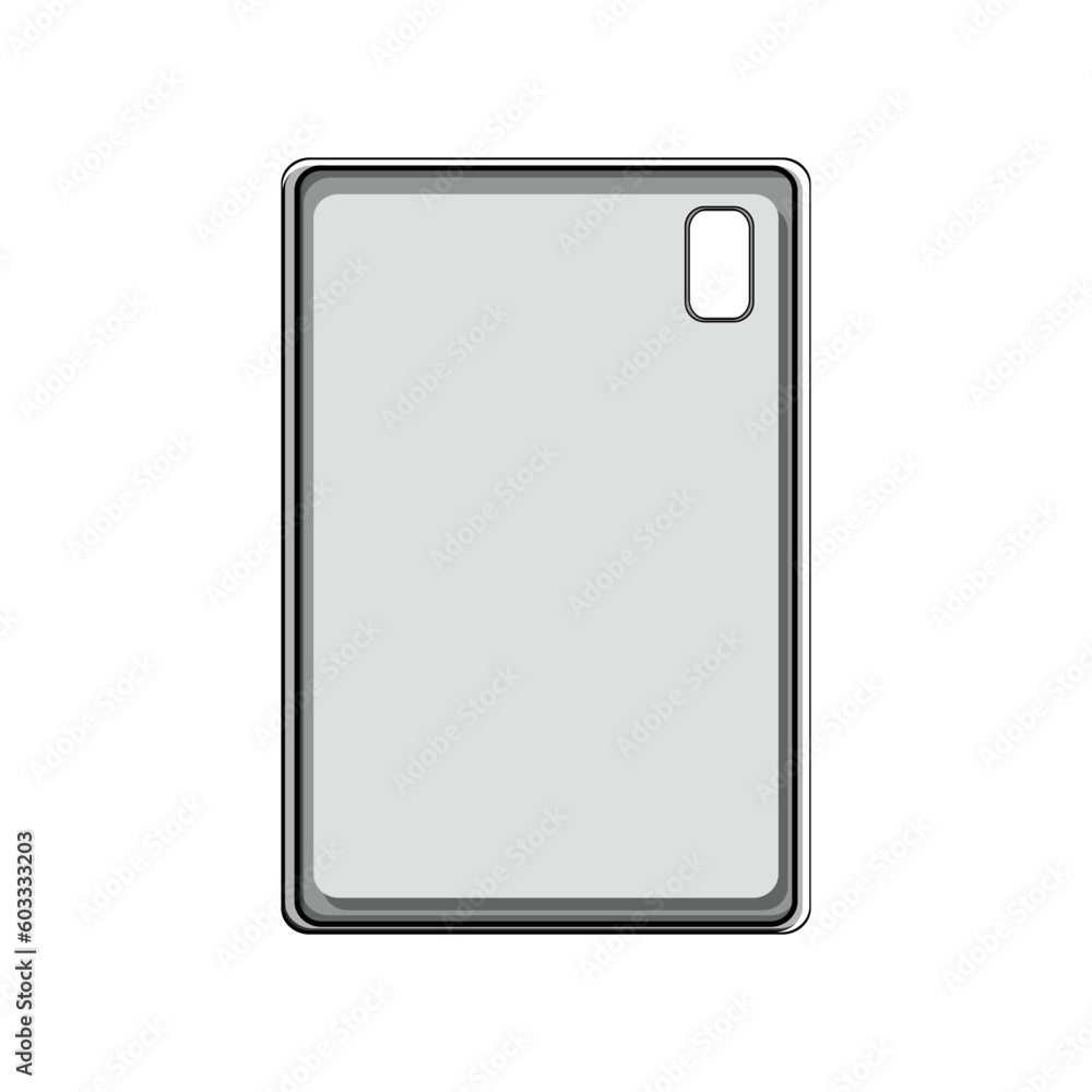 blank tablet case cartoon. black display, technology device blank tablet case sign. isolated symbol vector illustration blank tablet case cartoon. black display, technology device blank tablet case sign. isolated symbol vector illustration