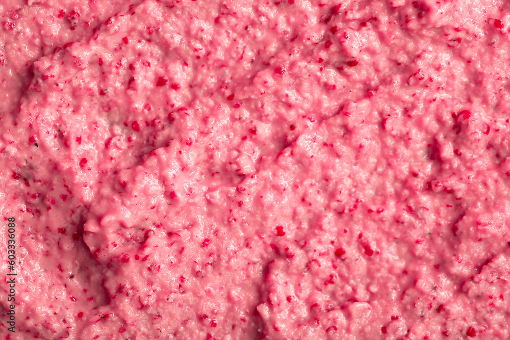 Berry yoghurt ice cream. Smoothies from fresh fruits and berries. Ice cream texture. Delicious sweet dessert close-up as a background. Berry yoghurt ice cream. Smoothies from fresh fruits and berries. Ice cream texture. Delicious sweet dessert close-up as a background.