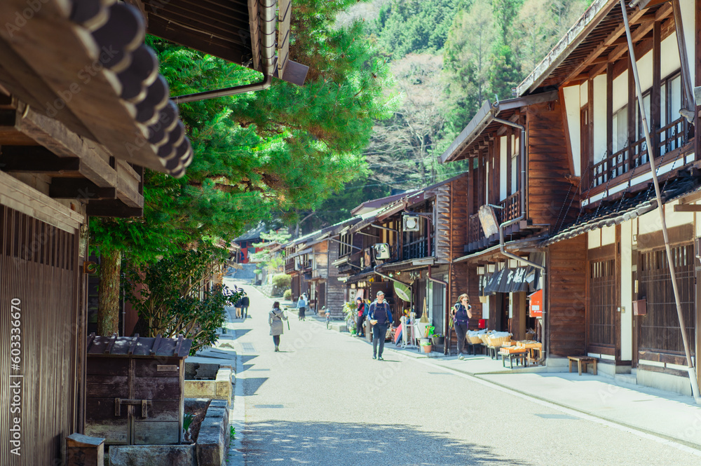 Fototapeta premium 長野県 奈良井宿