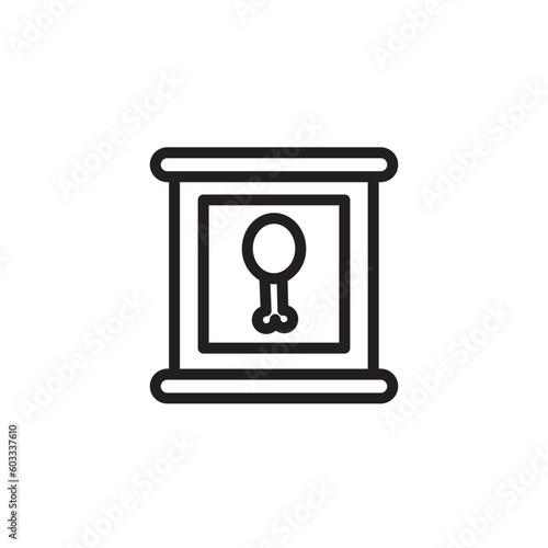 Dog Canned Goods Outline Icon