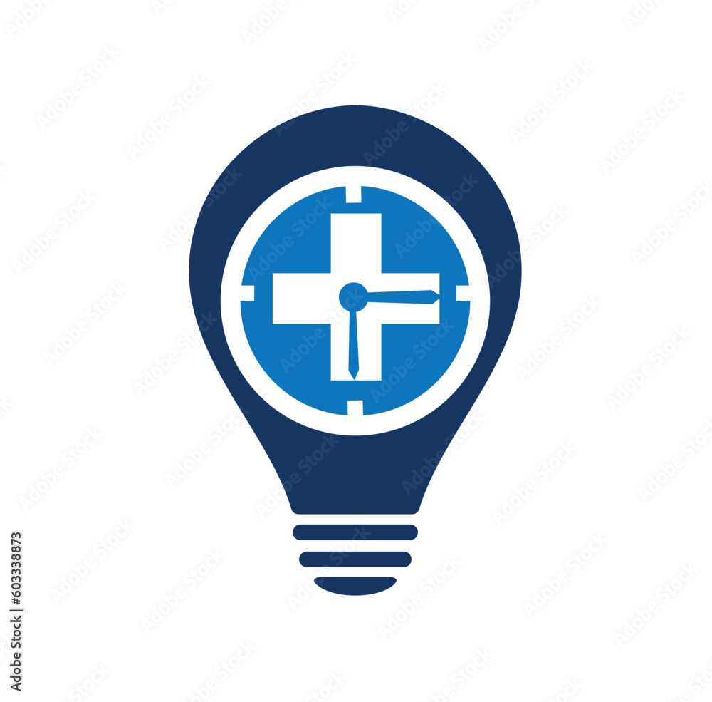 Time Medical Logo Icon Design template vector medical time logo Time Medical Logo Icon Design template vector medical time logo
