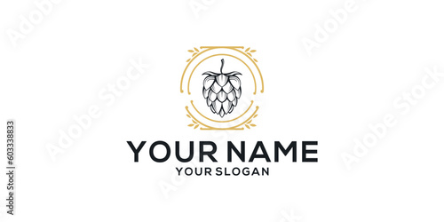 Brewery logo design concept. Universal brewery design.