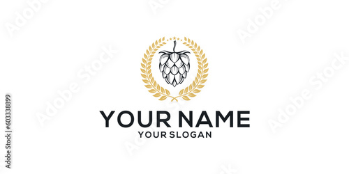 Brewery logo design concept. Universal brewery design.