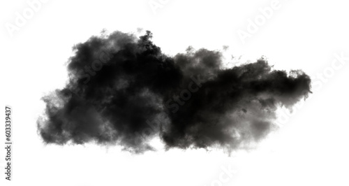 black smoke on transparent png