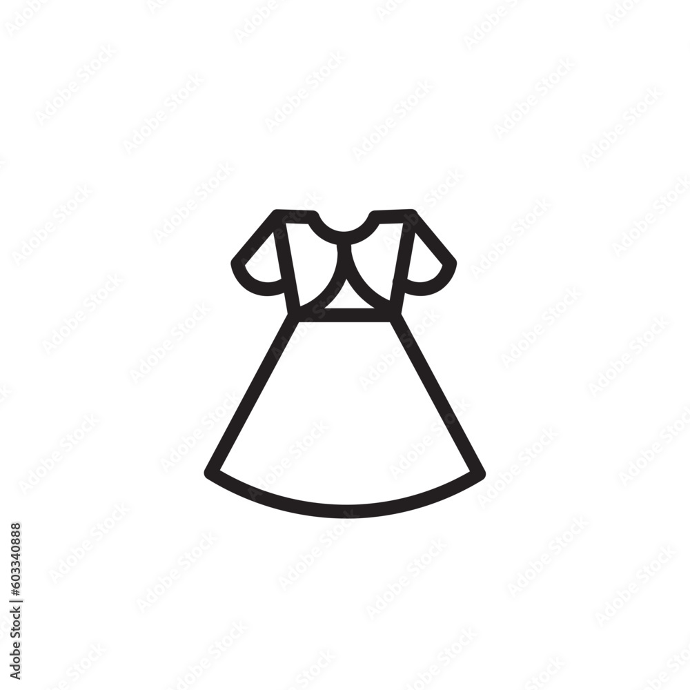 Clothes Dress Fashion Outline Icon Clothes Dress Fashion Outline Icon