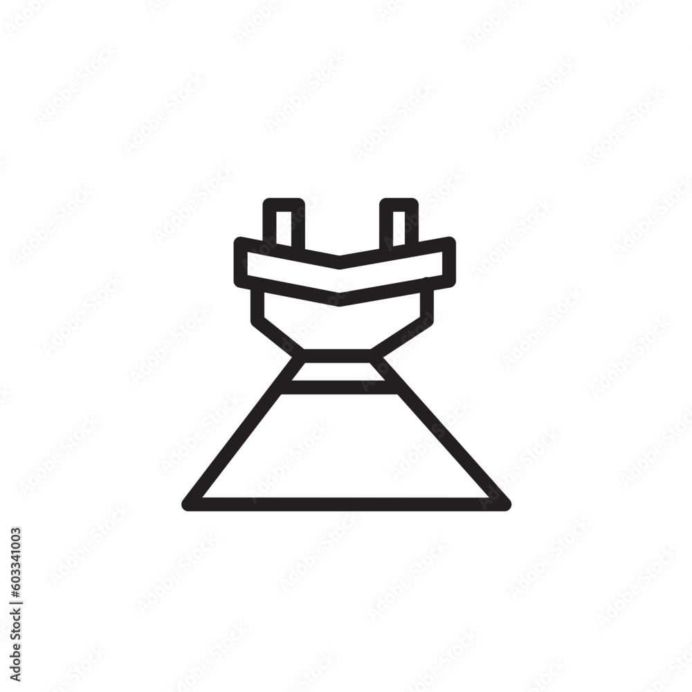 Clothes Dress Female Outline Icon Clothes Dress Female Outline Icon