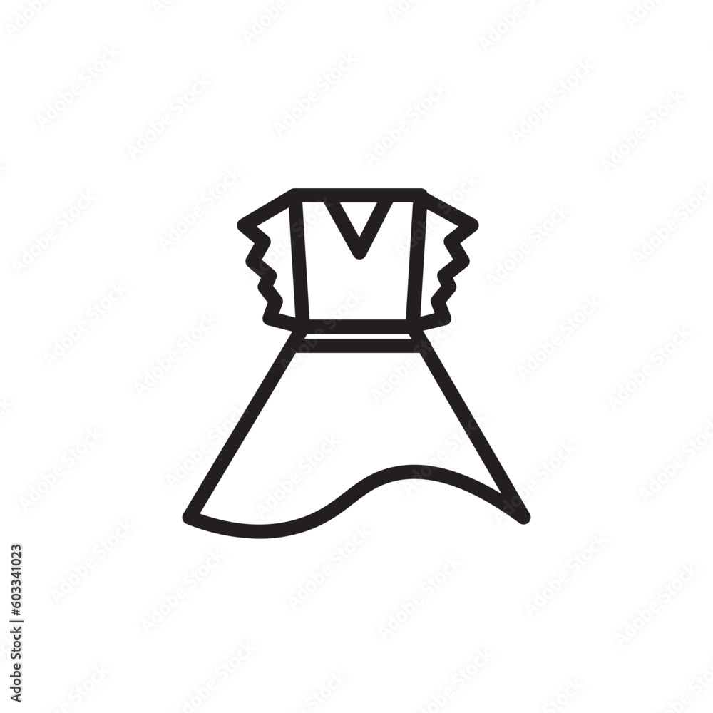 Clothes Dress Fashion Outline Icon Clothes Dress Fashion Outline Icon