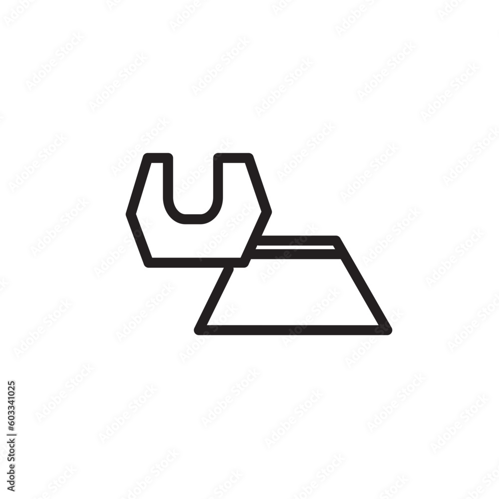 Dress Garment Skirt Outline Icon Dress Garment Skirt Outline Icon