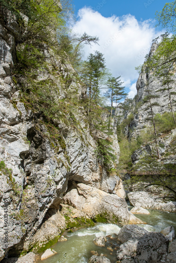 Horma Canyon, Kure Mountains National Park. Kastamonu, Turkiye. Horma Canyon, Kure Mountains National Park. Kastamonu, Turkiye.