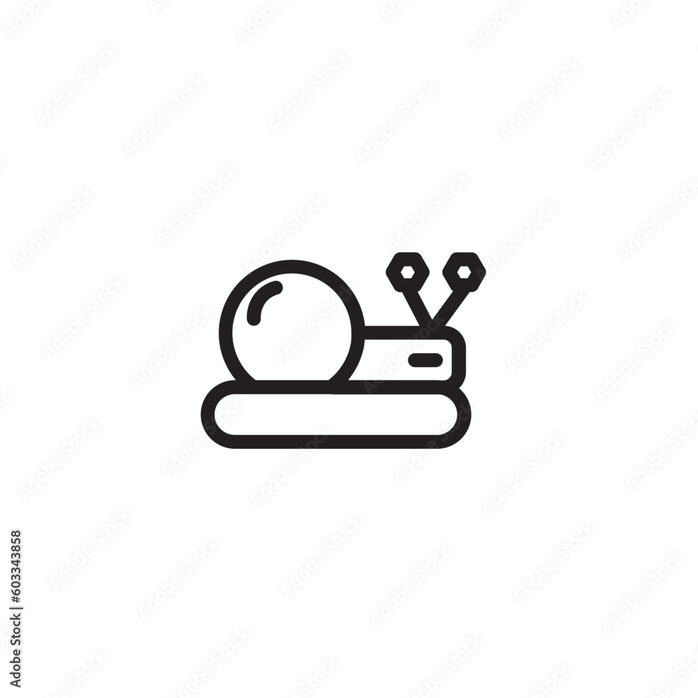 Ocean Sea Snail Outline Icon Ocean Sea Snail Outline Icon