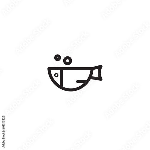 Fish Net Sea Outline Icon