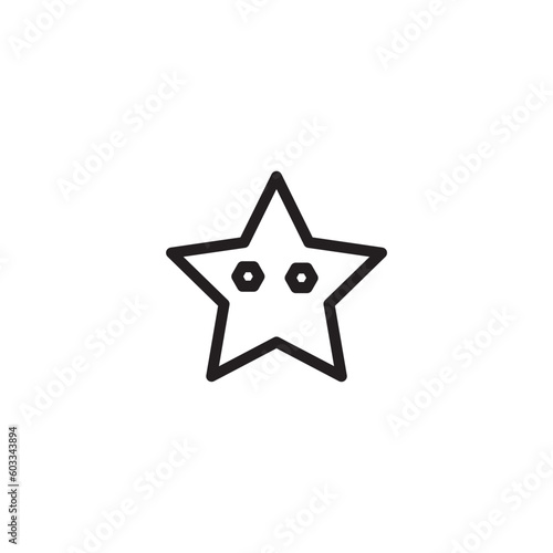Sea Star Starfish Outline Icon