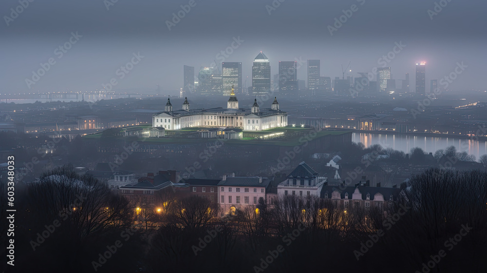 Fototapeta premium refinery at twilight