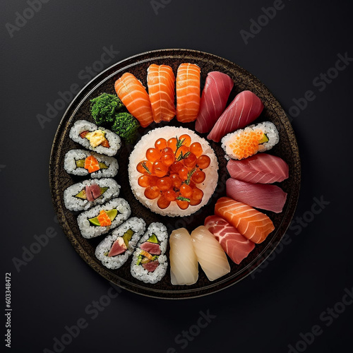 AI generated Sushi Plate