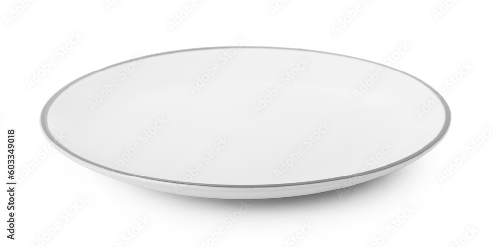 empty plate isolated on white background. empty plate isolated on white background.
