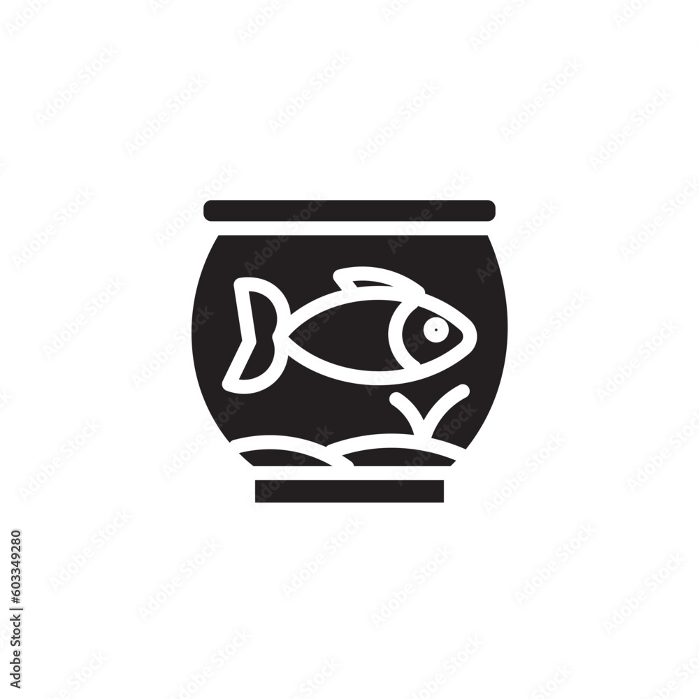 Fish Bowl Aquarium Icon