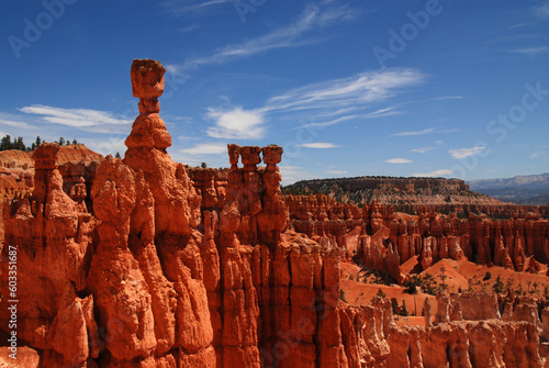 sandstone hoodos in amphitheater in Bryce Canyon National Park, Utah