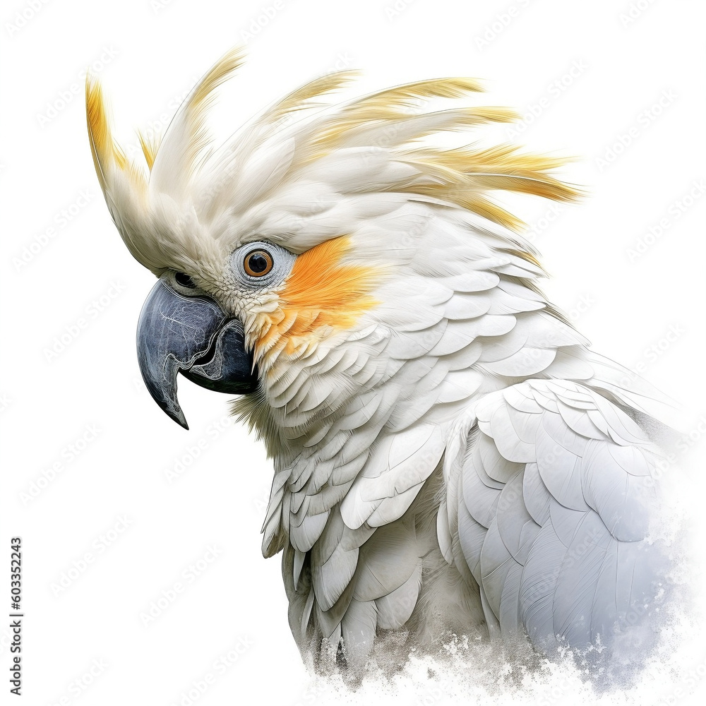 Obraz premium Perfil cacatua