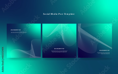 Green Gradient Abstract Social Media Post Template