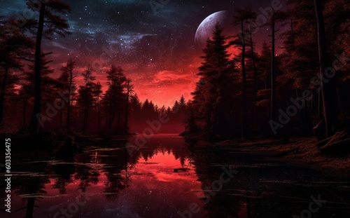 beautiful red sunset © Яна Деменишина