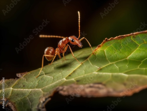 The Exquisite Detail of the Leafcutter Ant in Rainforest © VisualMarketplace