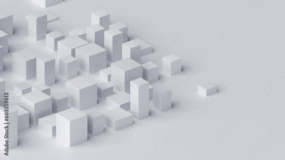Abstract 3d animation, geometric background design, 4k seamless looped video Abstract 3d animation, geometric background design, 4k seamless looped video