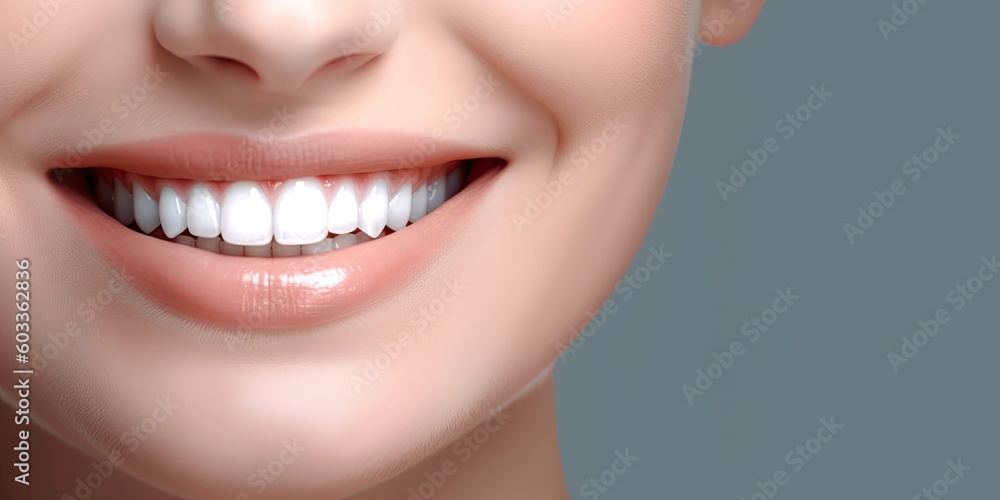 Radiant Smile. Happy Woman with Beautiful White Teeth. Generative AI illustrations. Radiant Smile. Happy Woman with Beautiful White Teeth. Generative AI illustrations.